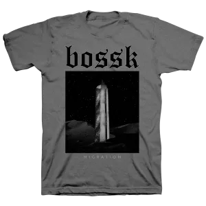Bossk "Migration Obelisk" Grey T-Shirt