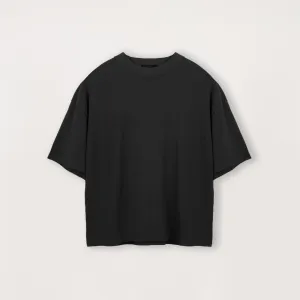 Cropped T-Shirt - Black