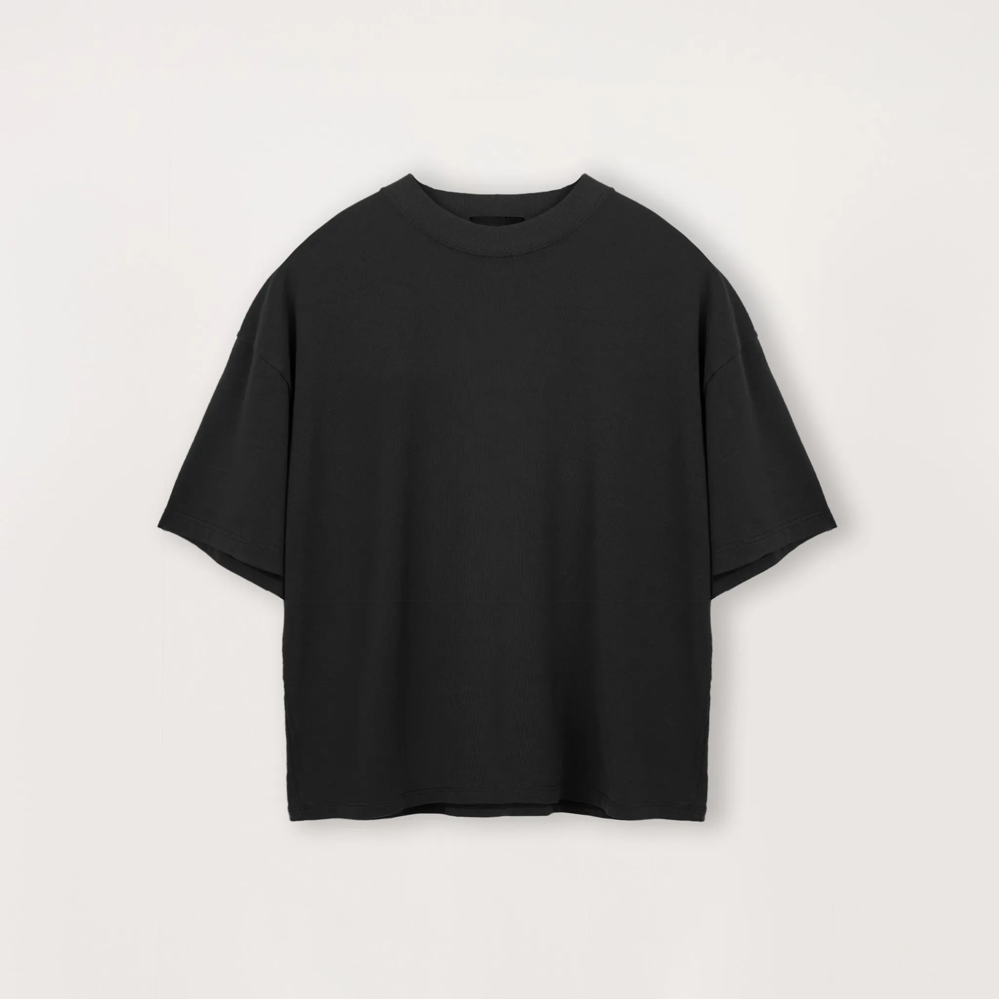 Cropped T-Shirt - Black
