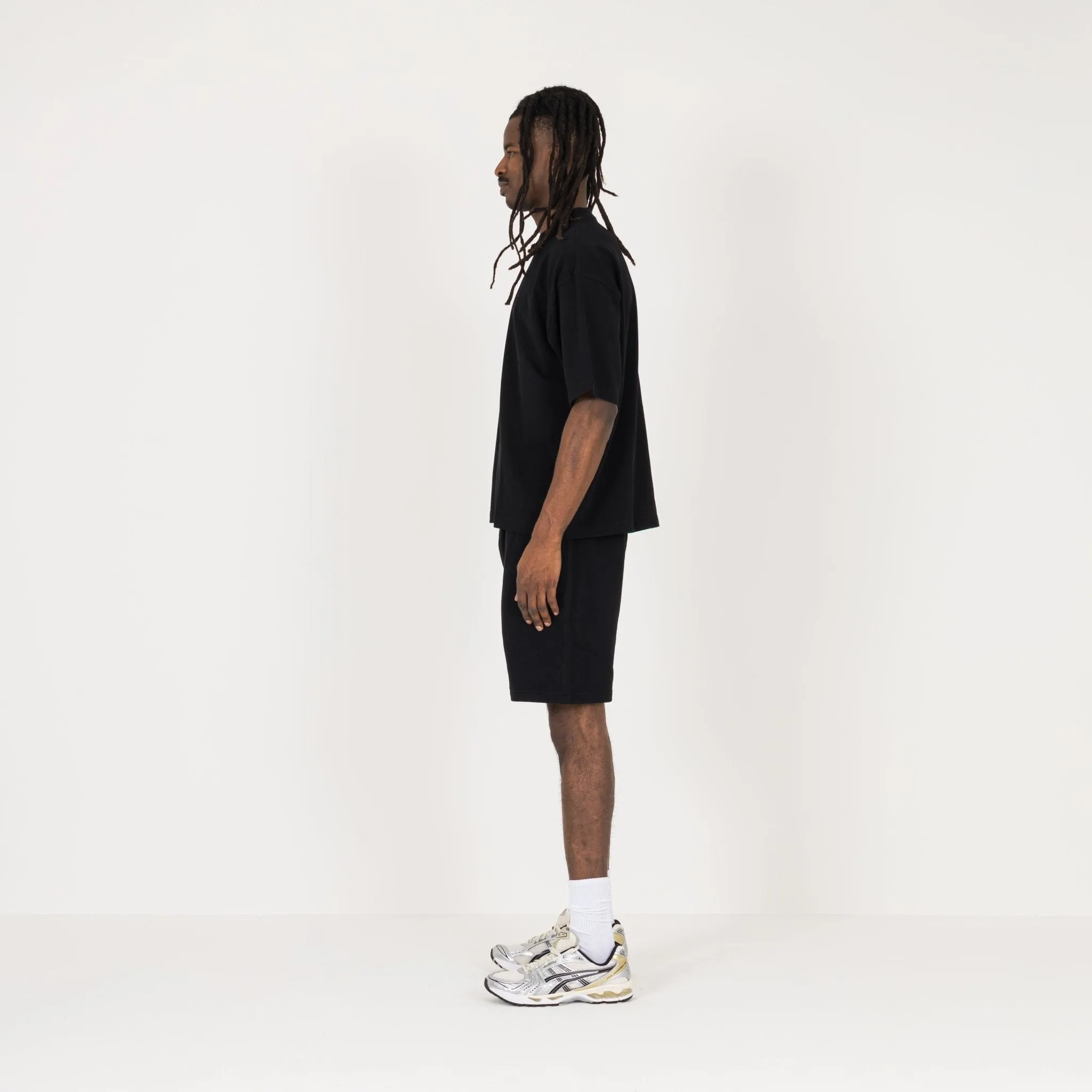 Cropped T-Shirt - Black