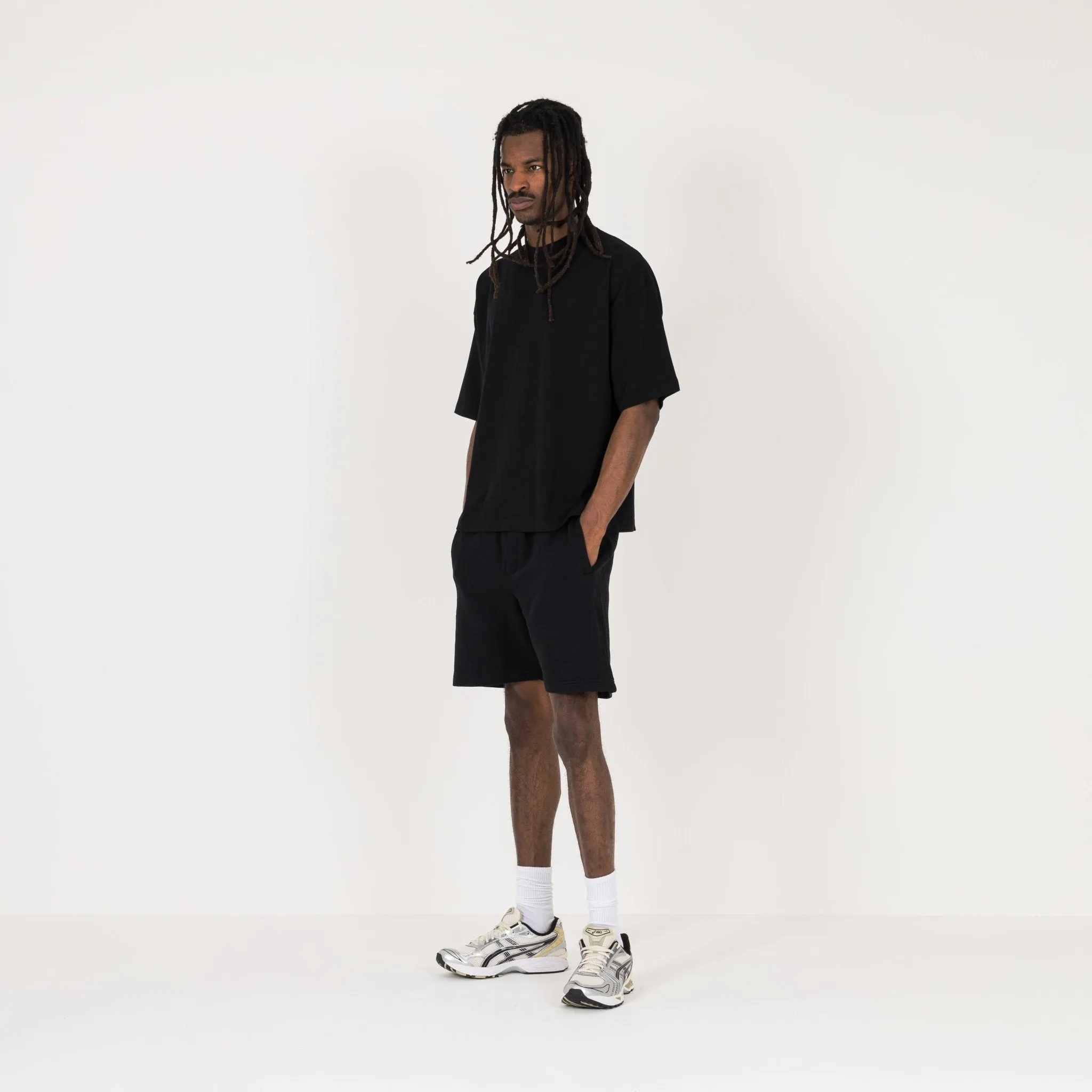 Cropped T-Shirt - Black