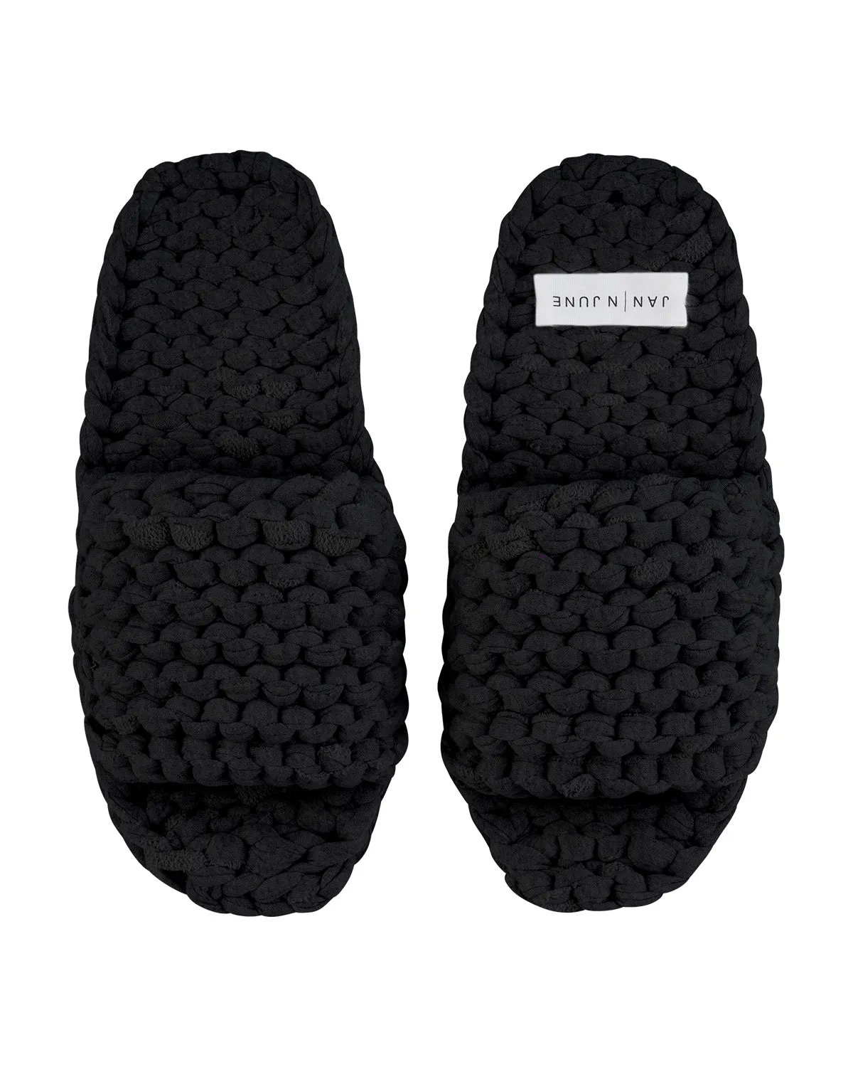 KNIT SLIPPERS BERLINETTE BLACK