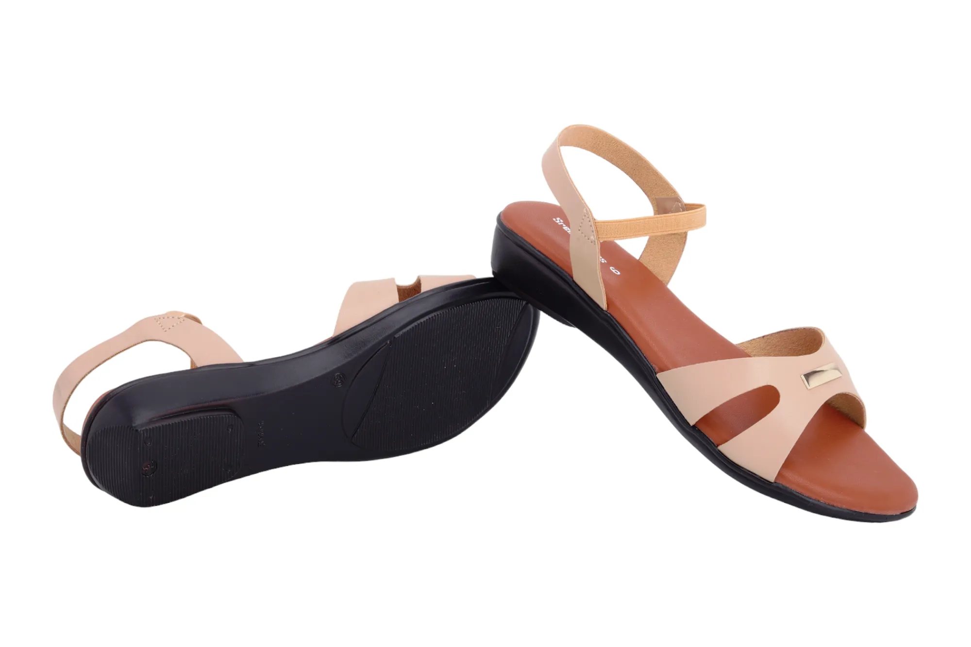 LADIES FANCY FLAT SANDAL 57728
