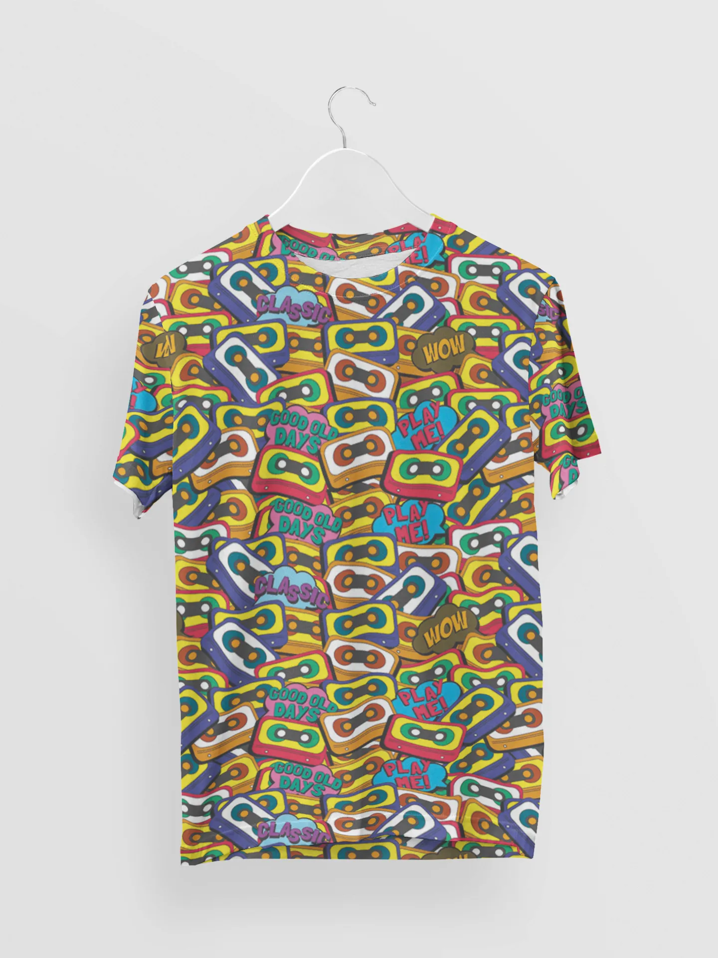 Retro Cassette tape Pop Art Women's Printed T-Shirt