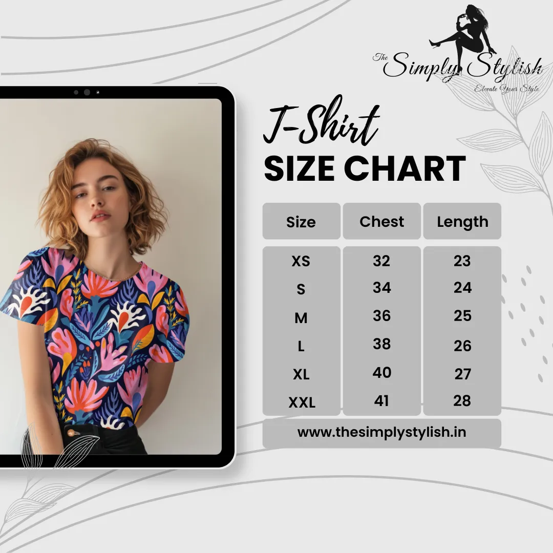 Retro Pop Art Women's Vibrant All-Over Print Tee