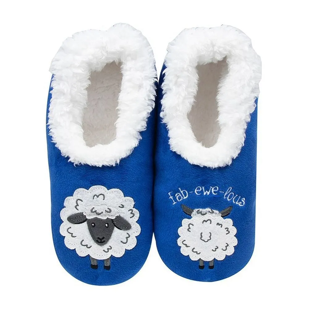 Snoozies Pairables Fab-Ewe-Lous! Slippers