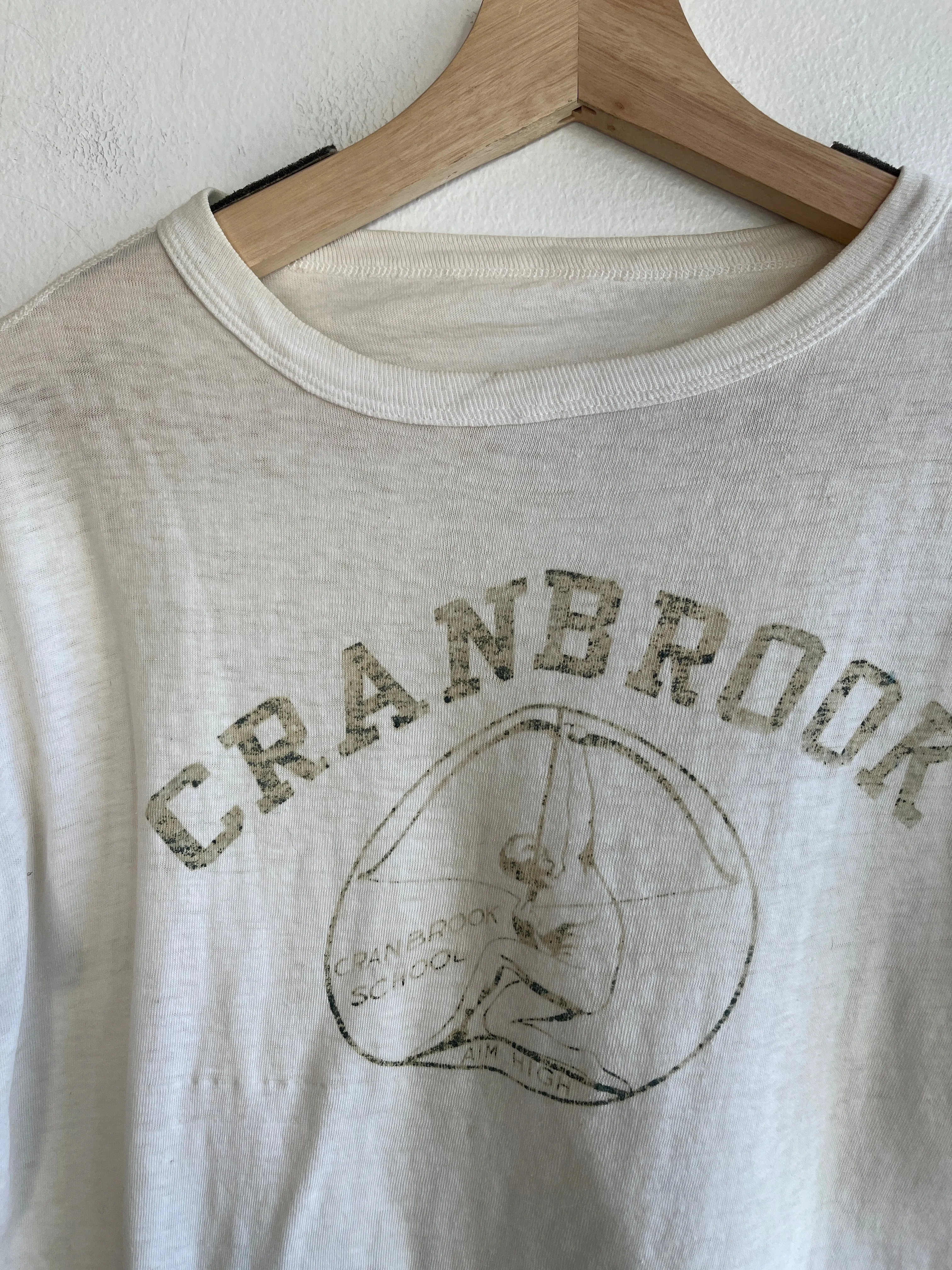 Vintage 1940s Cranbrook School T-Shirt