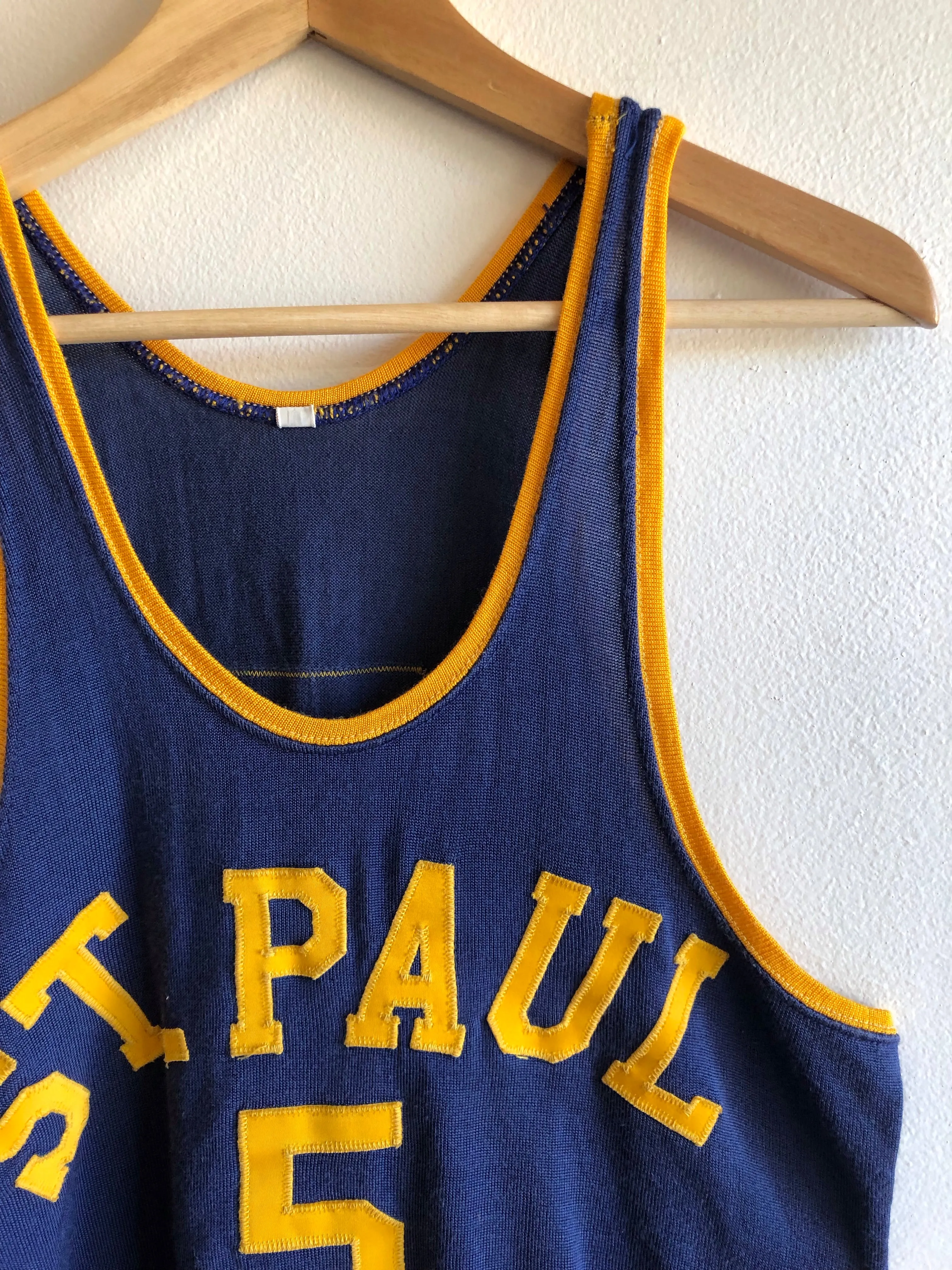 Vintage 1940s St. Paul Basketball Jersey