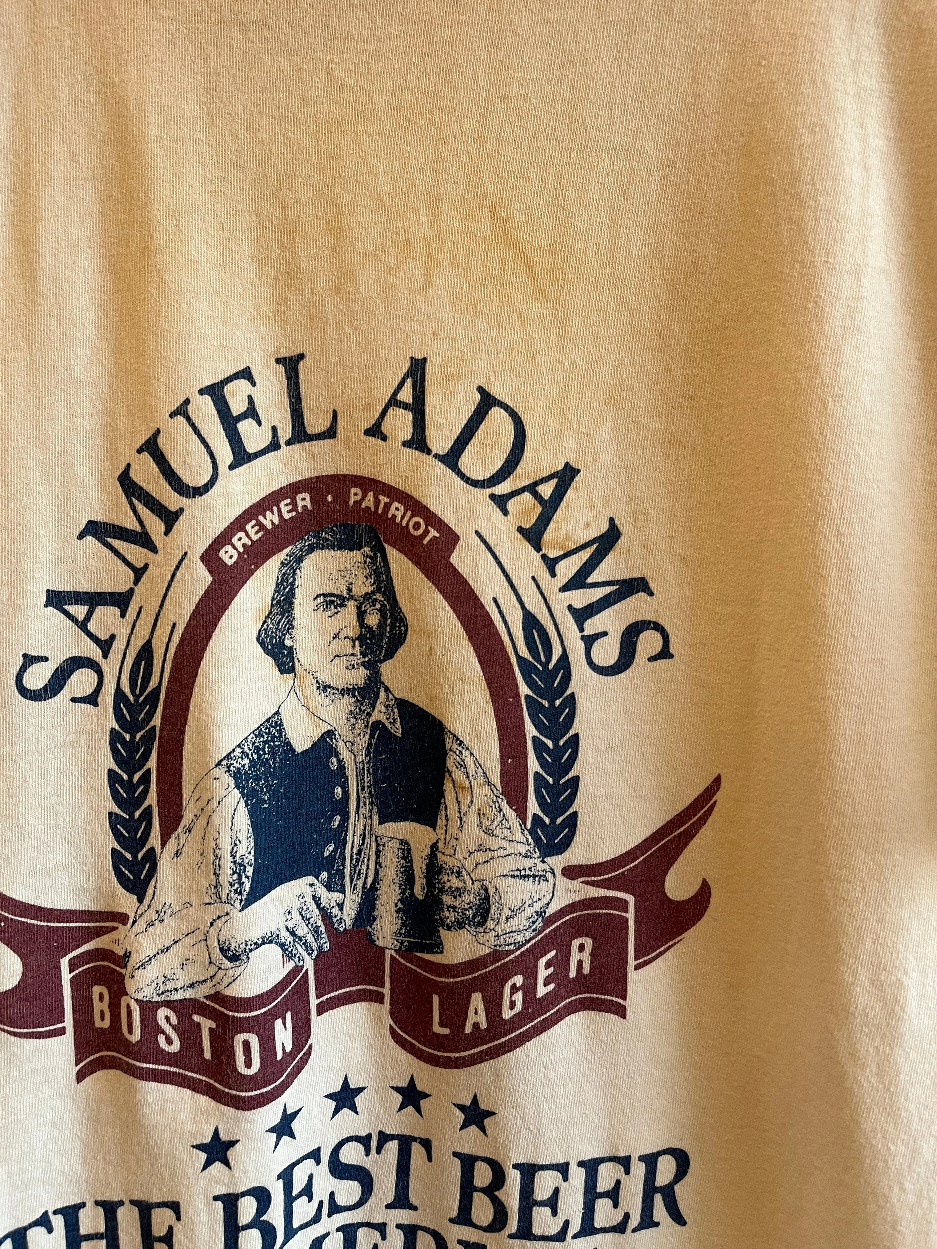 Vintage 1980s Samuel Adams Beer T-Shirt