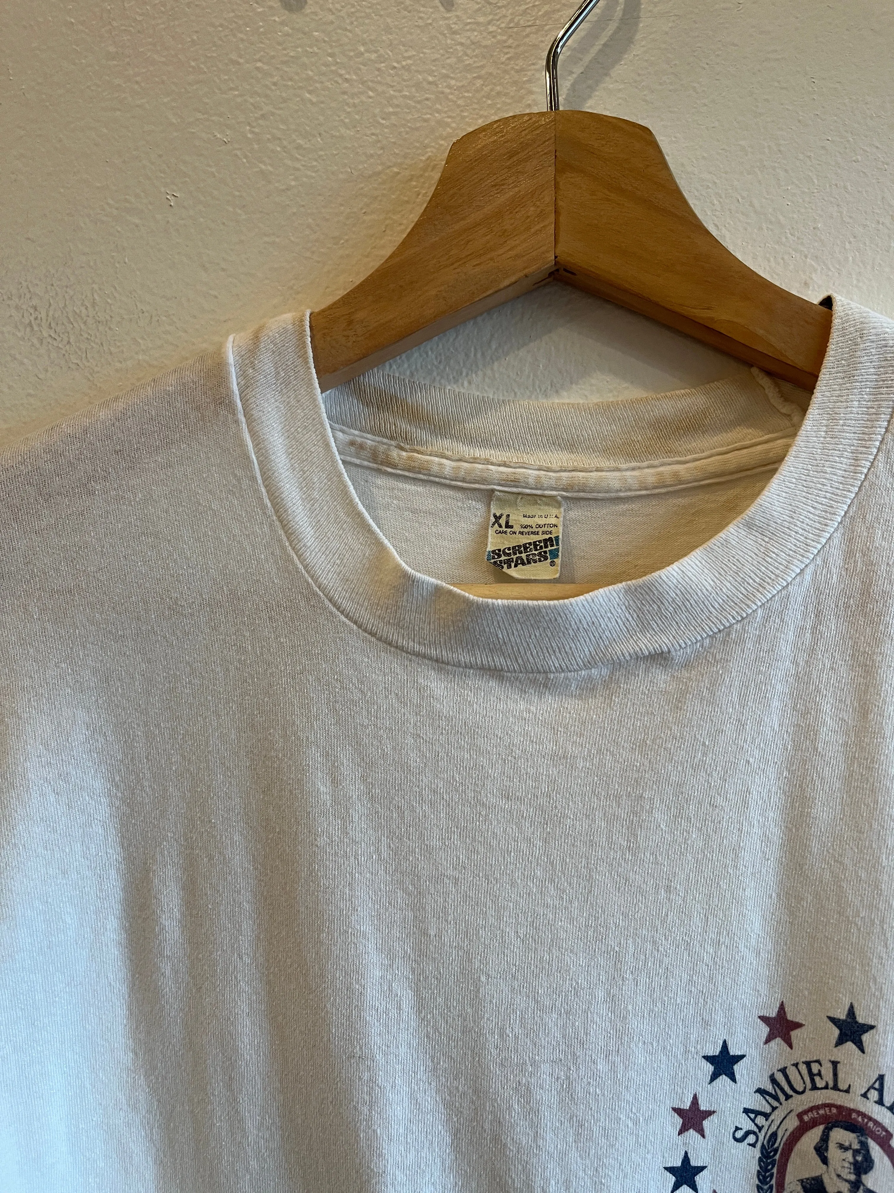 Vintage 1980s Samuel Adams Beer T-Shirt