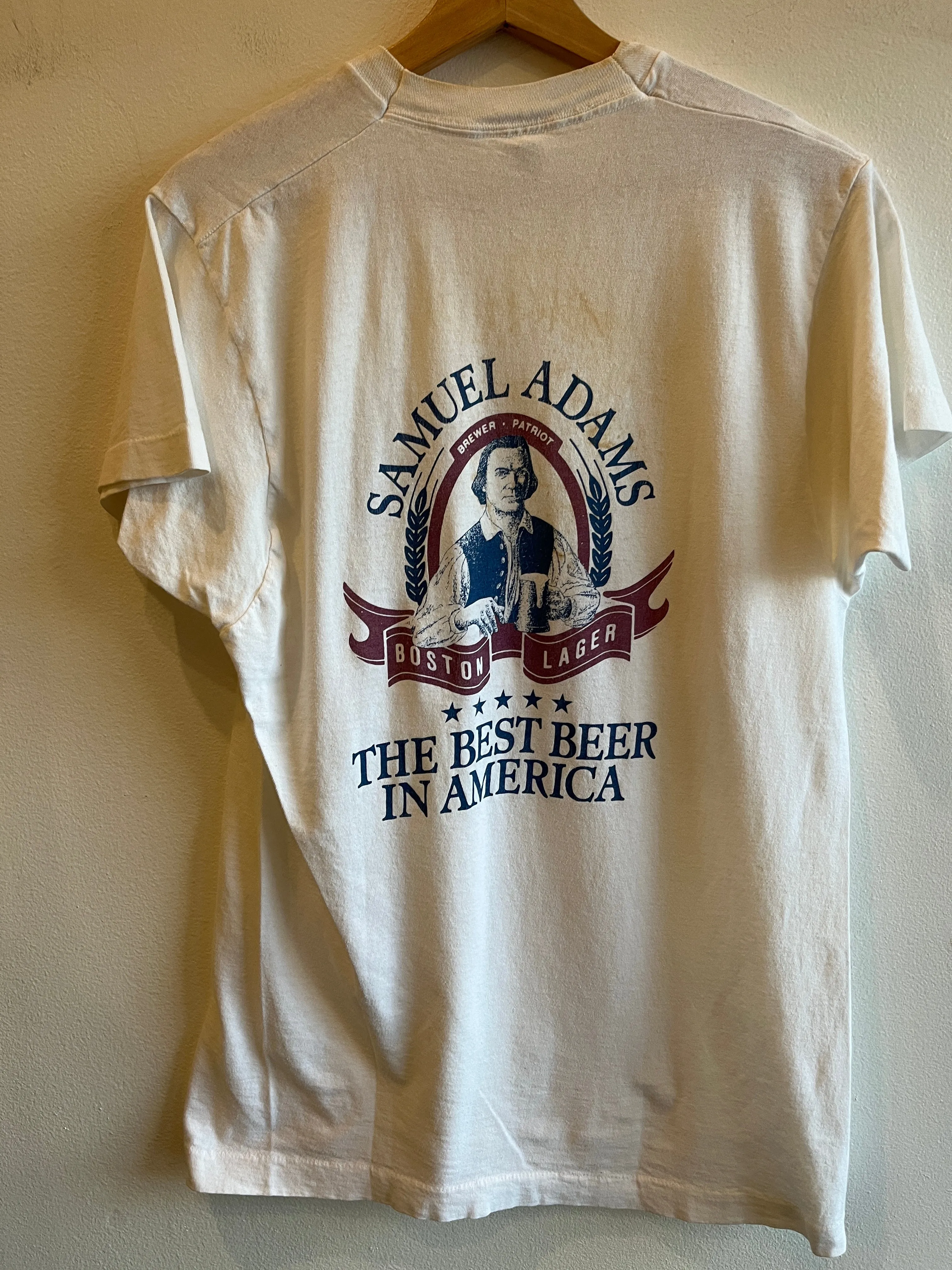 Vintage 1980s Samuel Adams Beer T-Shirt
