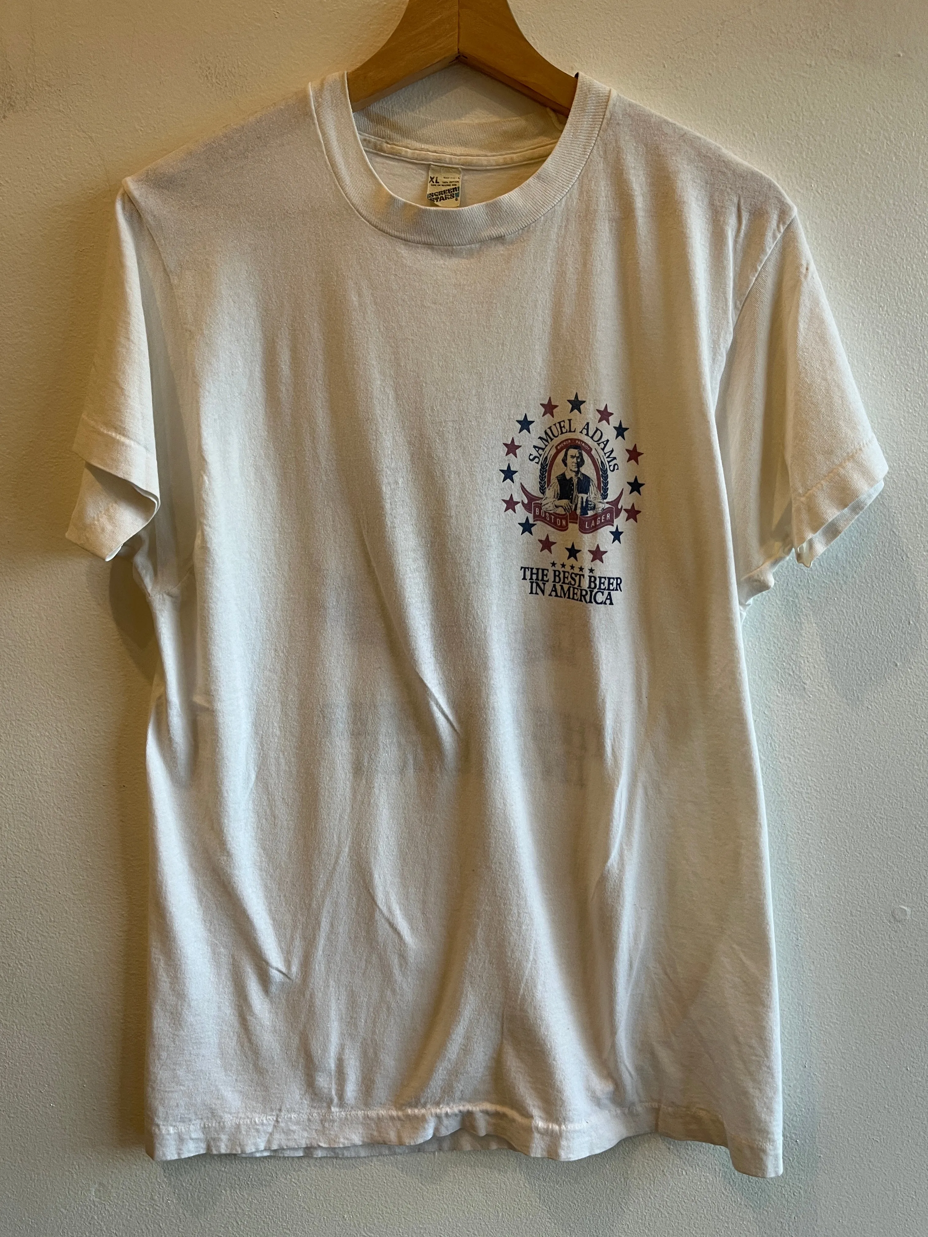 Vintage 1980s Samuel Adams Beer T-Shirt